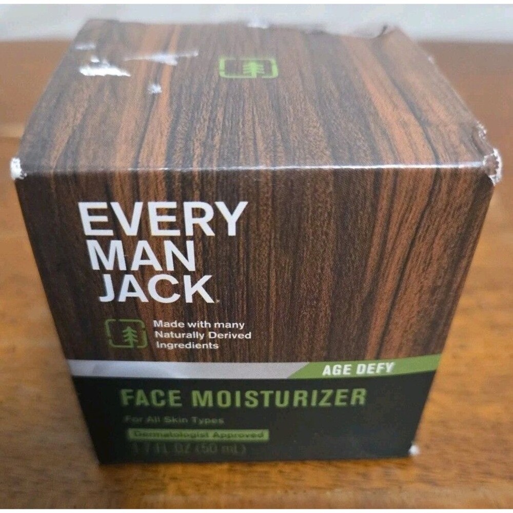 Every Man Jack Age Defy Face Moisturizer Lightweight Hydrating Cream 1.7 fl oz